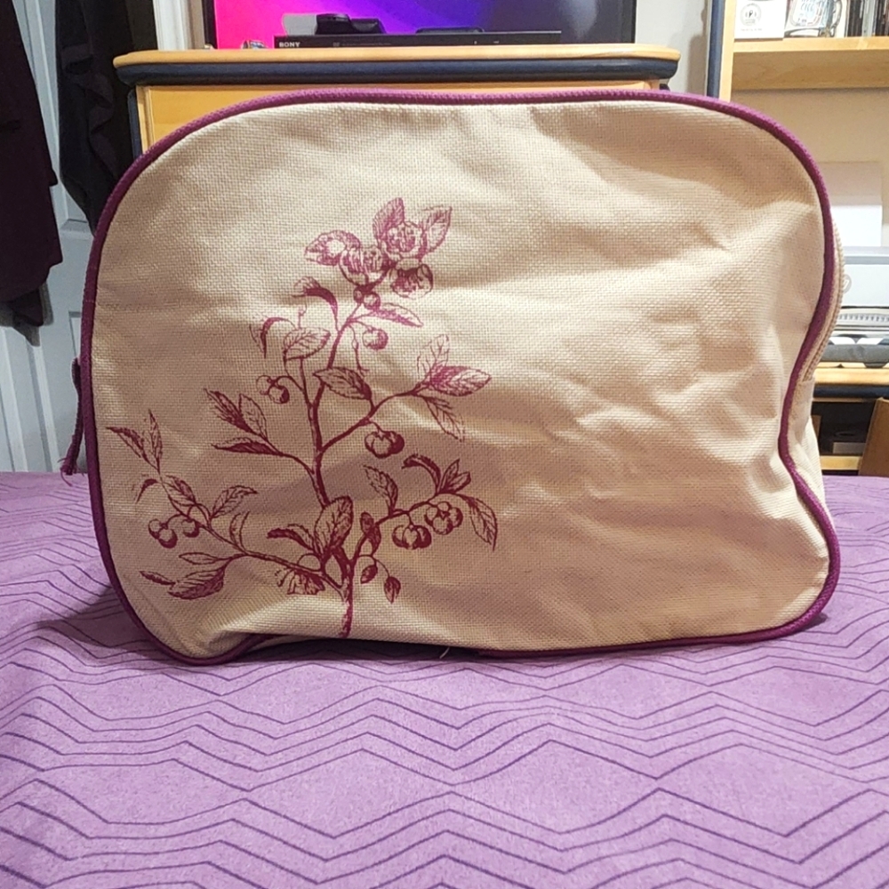Floral Cosmetic Bag